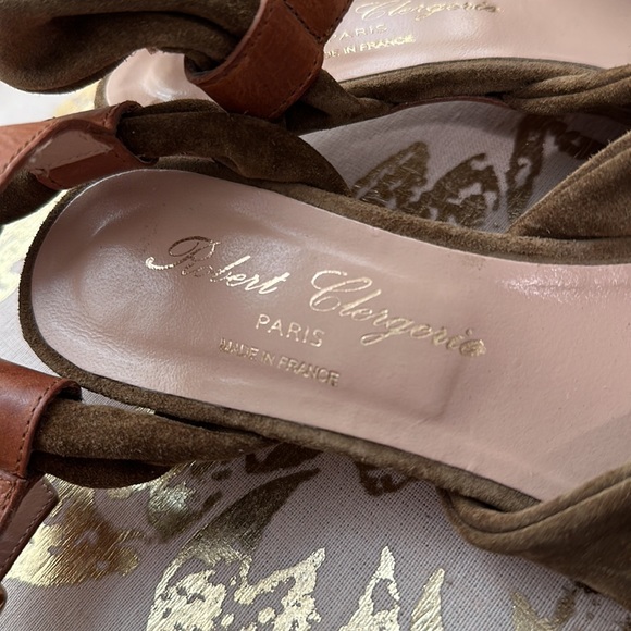 Robert Clergerie Harver Suede Sandal - Picture 5 of 6